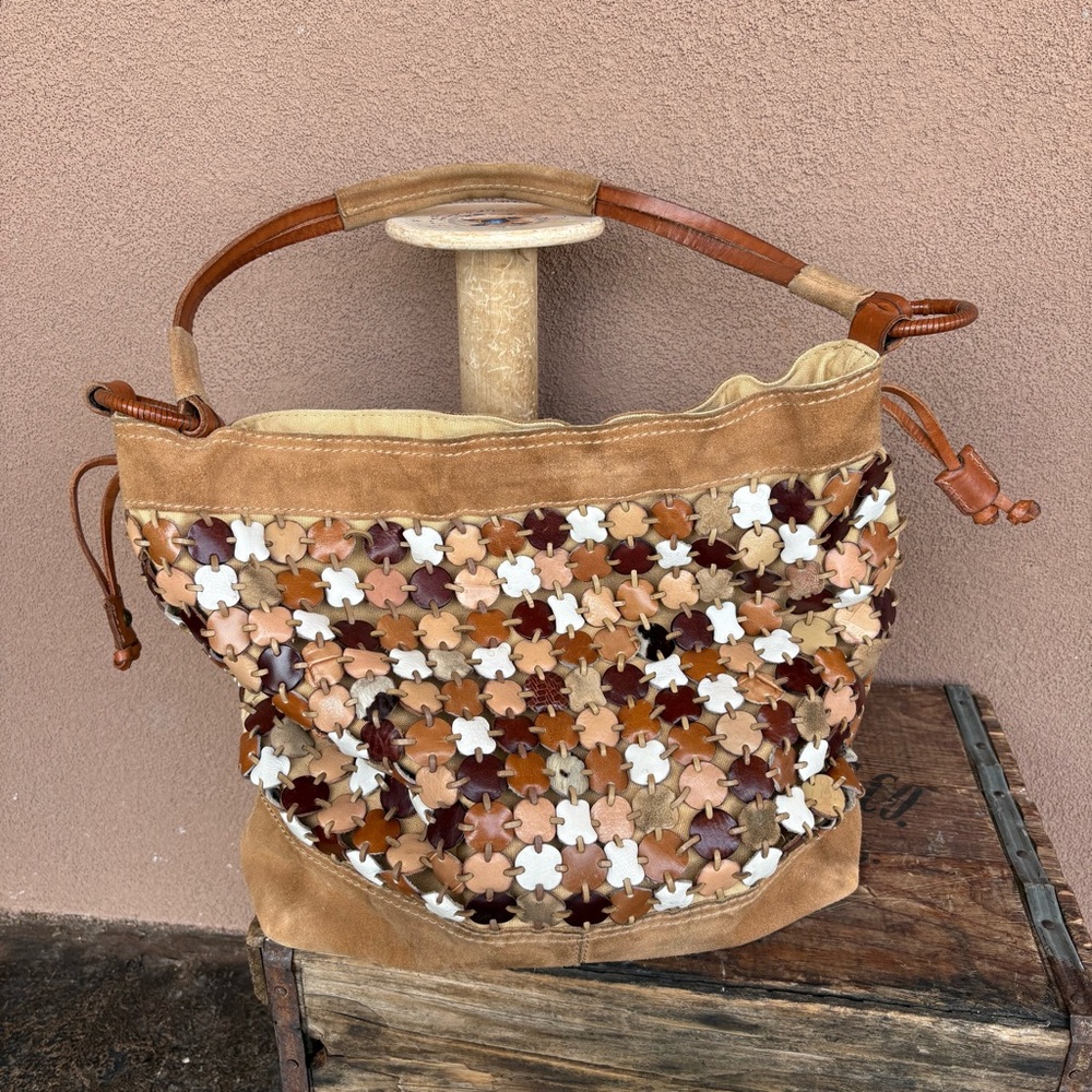 Vintage Lucky Brand Hobo Leather Purse